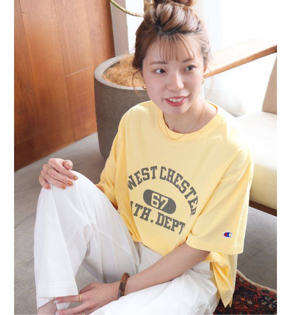 JOURNAL STANDARD relume「別注【Champion/チャンピオン】26/s Jersey Tee：Tシャツ」|Tシャツ・カットソー|