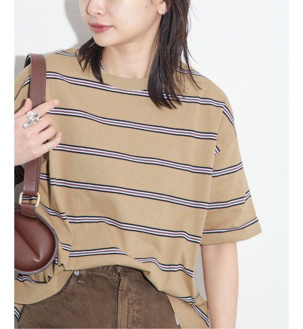 JOURNAL STANDARD「《追加4》汗ジミ防止ボーダービッグT」|Tシャツ・カットソー|