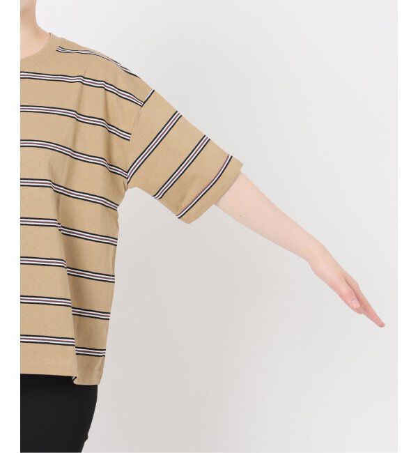 JOURNAL STANDARD「《追加4》汗ジミ防止ボーダービッグT」|Tシャツ・カットソー|