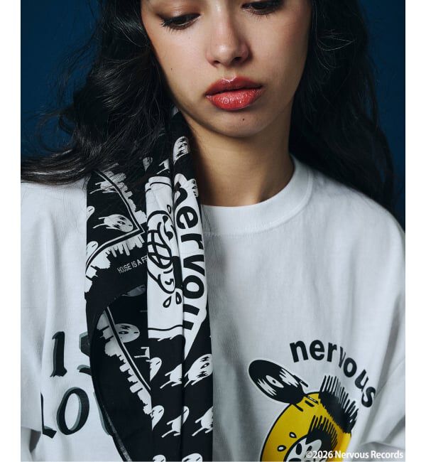 JOURNAL STANDARD「Nervous Records / ナーヴァス・レコーズ &times; JOURNAL STANDARD バンダナ」|バンダナ・スカーフ|