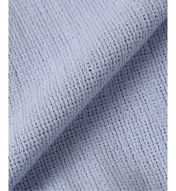 J.S.Homestead「《予約》J.S.Homestead / レノ メッシュ ファブリック ヘンリー ネック ロンT」|Tシャツ・カットソー|