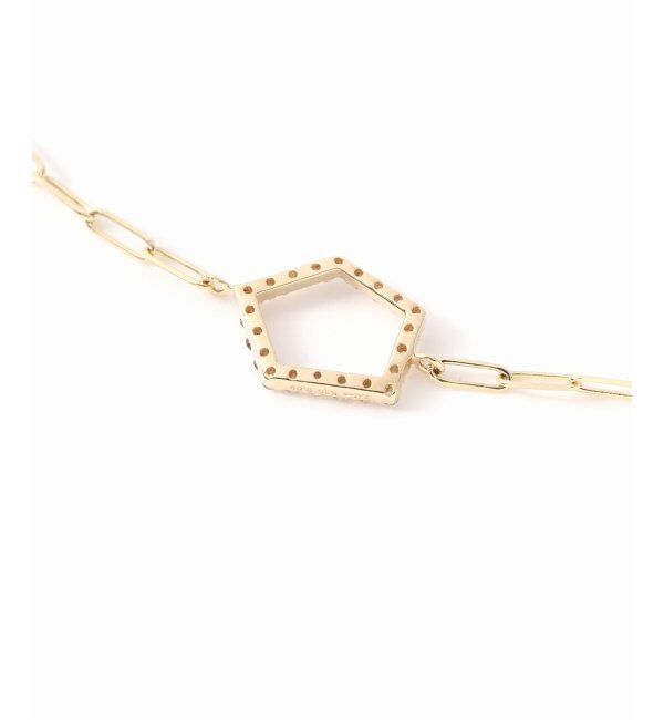 Lilas by Spick&Span「ペンタゴンダイヤブレスレット K10」|ブレスレット・バングル|