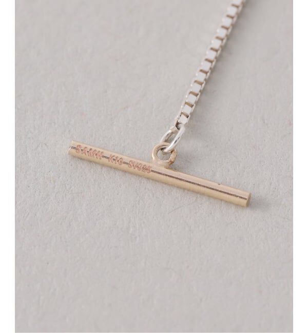 Spick and Span「【SAMH by LILAS】デタッチャブルTバーブレスレット K10*SV」|ブレスレット・バングル|