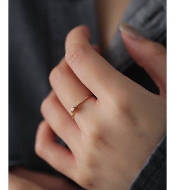 Lilas by Spick&Span「レイディアルダイヤリング K10」|リング|