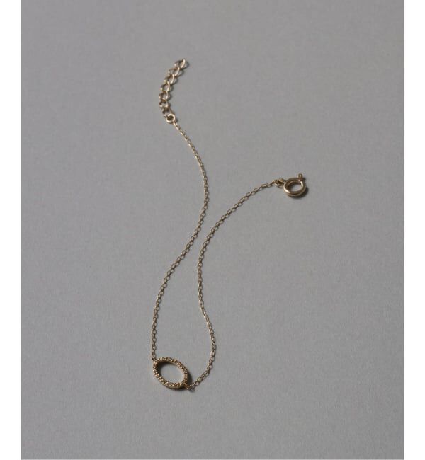 Lilas by Spick&Span「オーバルダイヤブレスレット K10」|ブレスレット・バングル|ゴールド