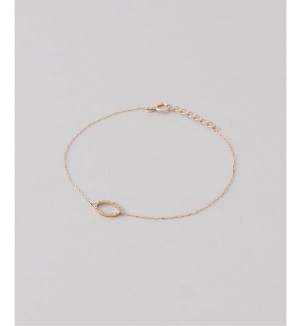 Lilas by Spick&Span「オーバルダイヤブレスレット K10」|ブレスレット・バングル|