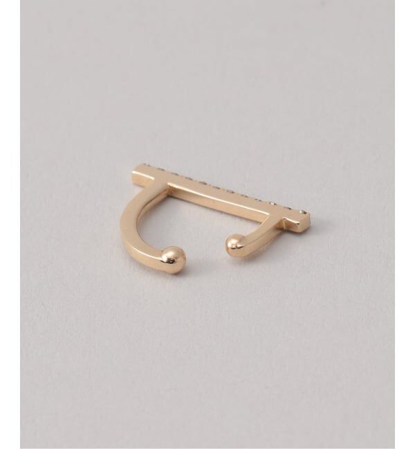 Lilas by Spick&Span「ダイヤバーイヤーカフ K10（片耳）」|イヤーカフ|