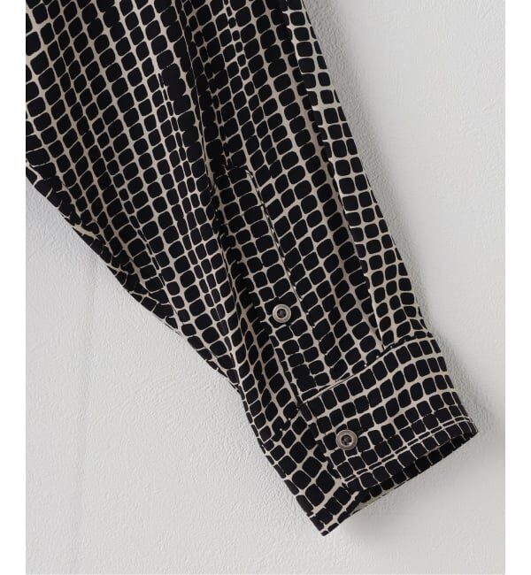 NOBLE「Room no.8/ルームエイト PRINT RIBBON SHIRTS」|シャツ・ブラウス|