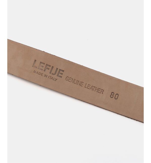  「LEFIJE/レフィエ モチーフバックル スエードベルト」|ベルト|