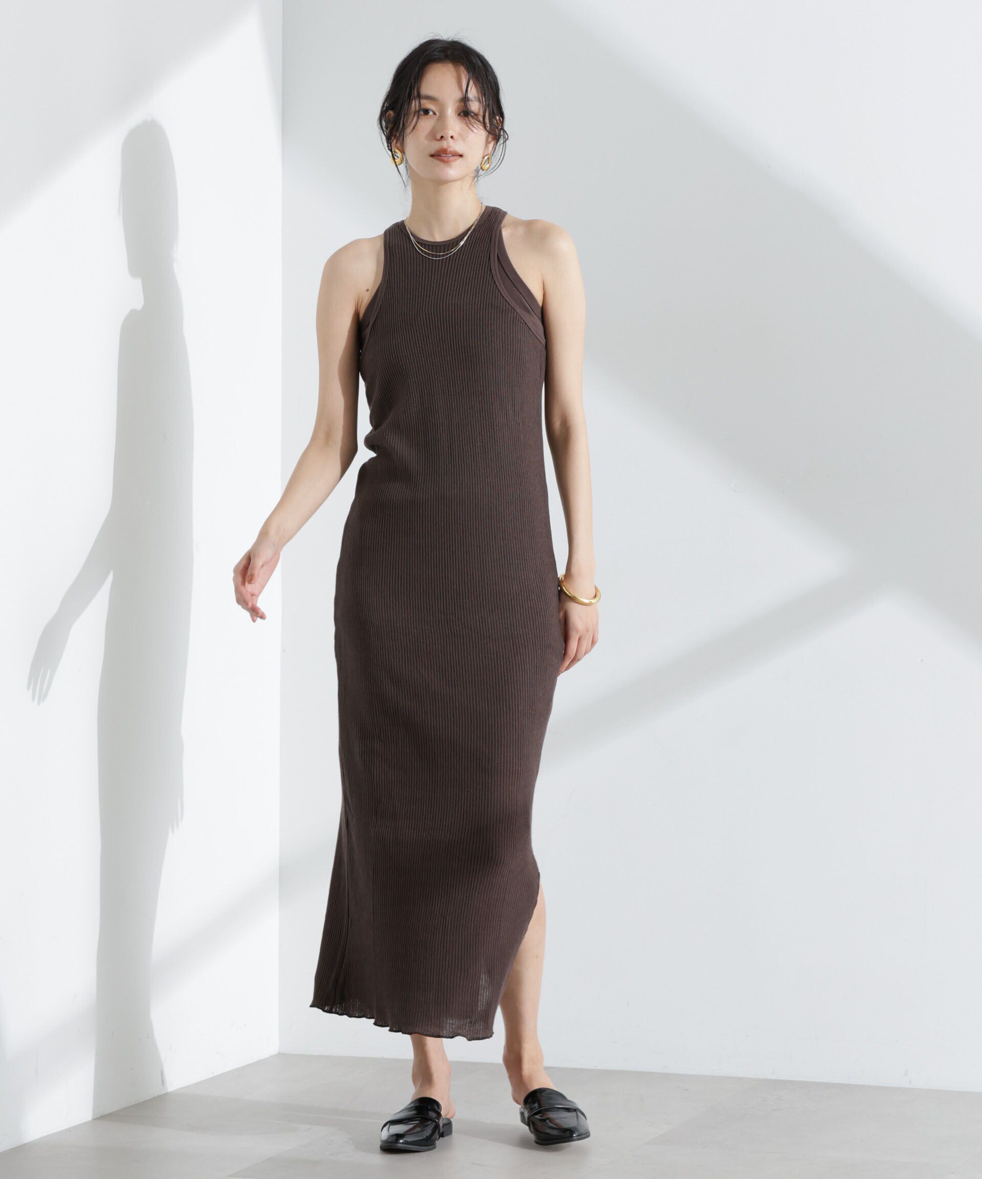 nano･universe「CaRouseLamBRa/NS DRESS PACK」|ワンピース|カーキ