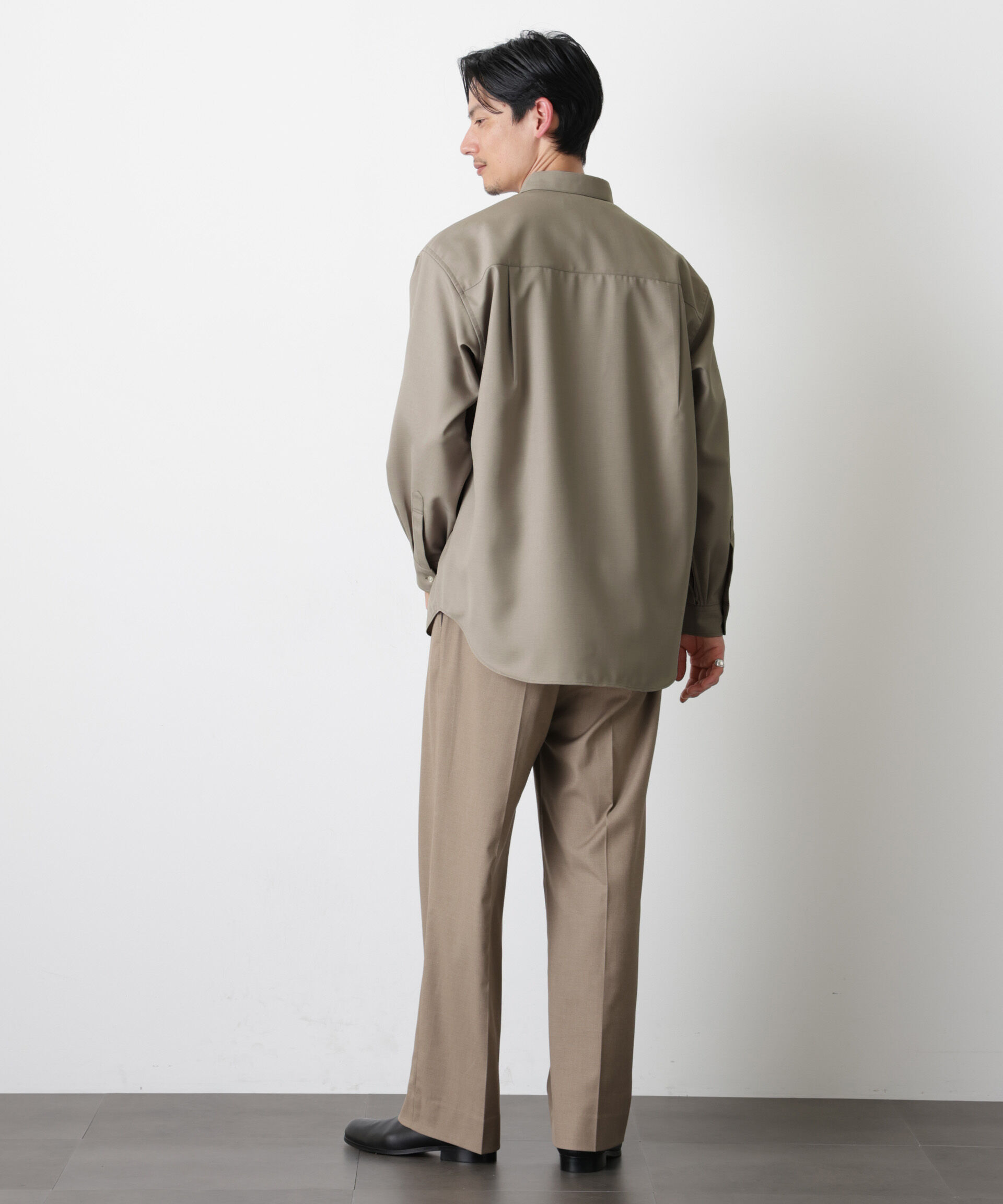 nano･universe「｢Gavante｣ドライギャバレギュラーカラーシャツ」|シャツ・ブラウス|