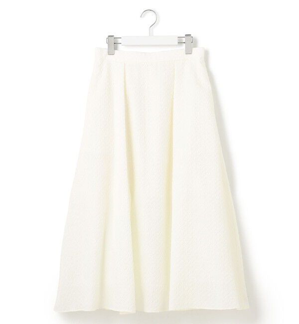 23区「【洗える】プレザンスジャカード タックスカート」|スカート|