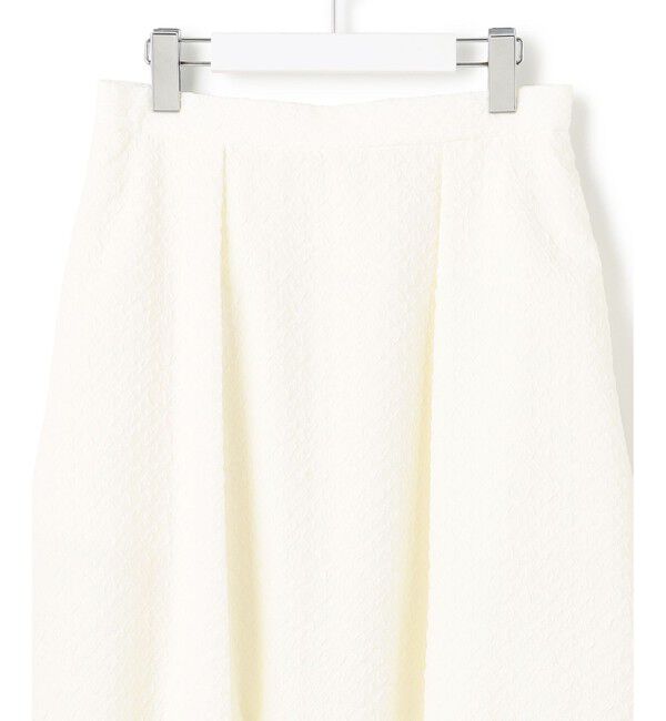 23区「【洗える】プレザンスジャカード タックスカート」|スカート|