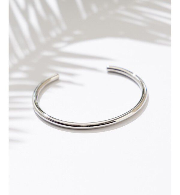 23区「【WEB限定】ナロー バングル」|ブレスレット・バングル|シルバー系