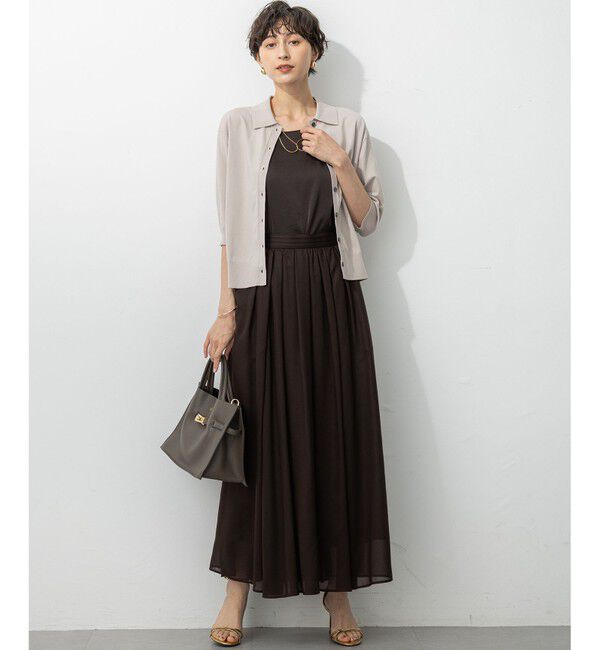 23区「【洗える】シアービエラ ギャザー スカート」|スカート|