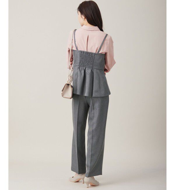 any SiS「【洗える】ビスチェ & ワイドパンツ セット」|スーツ|