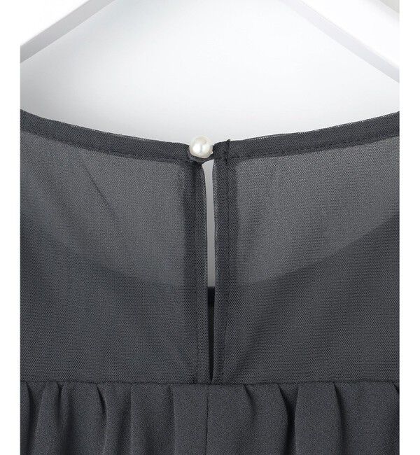 any SiS「【Lily Calin】ラッフルチュールフェイクパール ドレス」|ドレス|