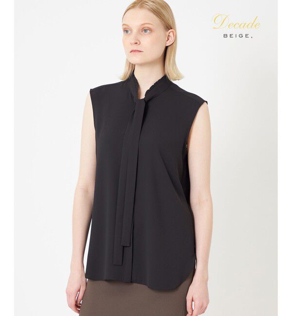 BEIGE,「EVA / ボウタイブラウス」|シャツ・ブラウス|Black