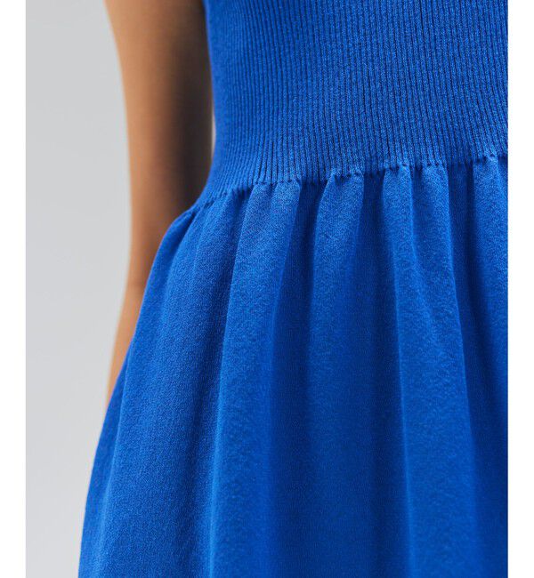 BEIGE,「【洗える】MILANO / リネン混シアーニットAラインワンピース」|ワンピース|