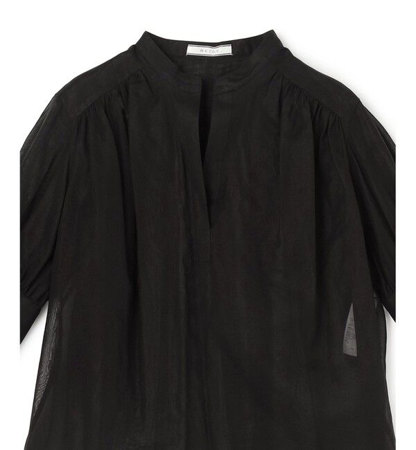 BEIGE,「PLUMERIA / コットンシアーギャザーブラウス」|シャツ・ブラウス|