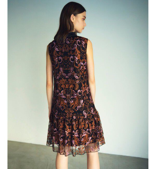 GRACE CONTINENTAL「ラメオーナメントミニドレス」|ドレス|