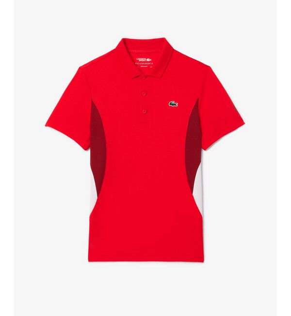 LACOSTE「『ノバク・ジョコビッチ』サイド切り替えウルトラドライポロシャツ」|ポロシャツ|