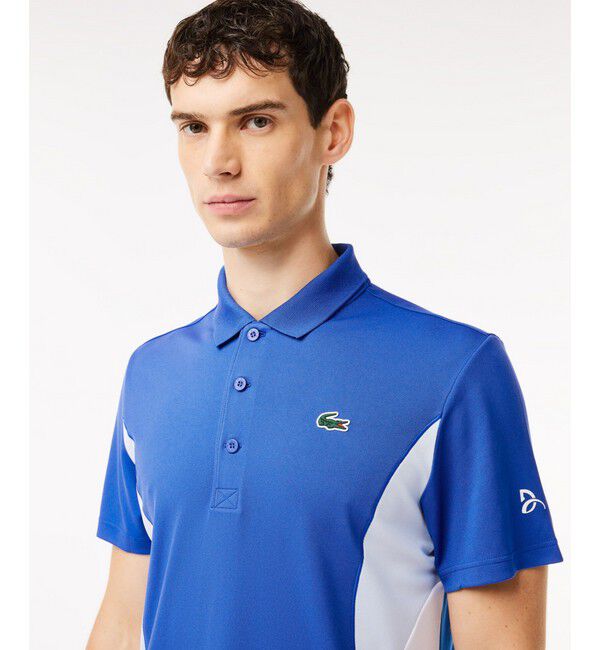 LACOSTE「『ノバク・ジョコビッチ』サイド切り替えウルトラドライポロシャツ」|ポロシャツ|