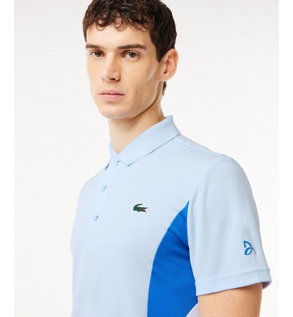 LACOSTE「『ノバク・ジョコビッチ』サイド切り替えウルトラドライポロシャツ」|ポロシャツ|