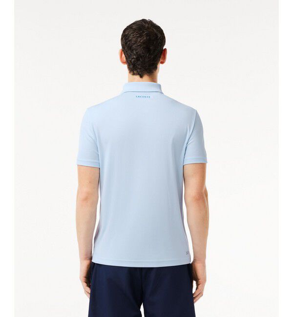 LACOSTE「『ノバク・ジョコビッチ』サイド切り替えウルトラドライポロシャツ」|ポロシャツ|