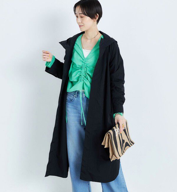 Rie Miller「フード付きシャツコート」|その他|