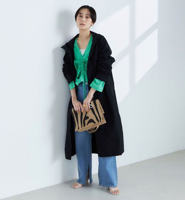 Rie Miller「フード付きシャツコート」|その他|