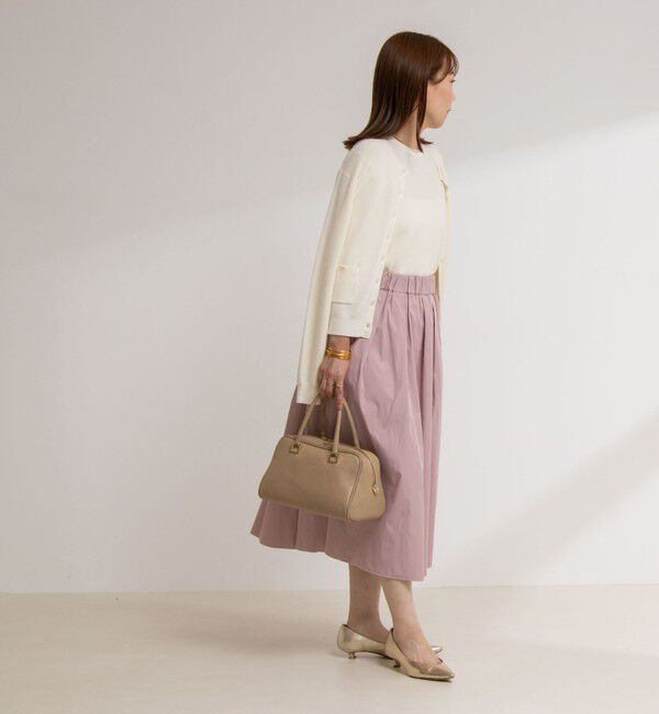 NOLLEY'S「《手洗い可能》ESPOIR 16G片畦クルーネックカーディガン」|カーディガン|