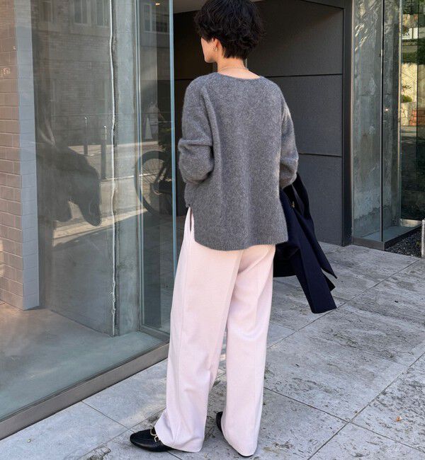 NOLLEY'S「ウォッシャブルウール調愛されイージーワイドパンツ」|その他|