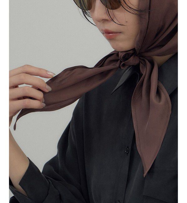 SALON adam et rope'「シルクロサンジェスカーフ」|バンダナ・スカーフ|
