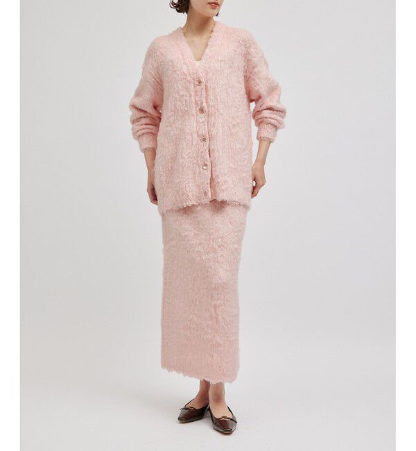 ROPE「シルクシャギースカート/セットアップ対応」|スカート|ピンク(63)