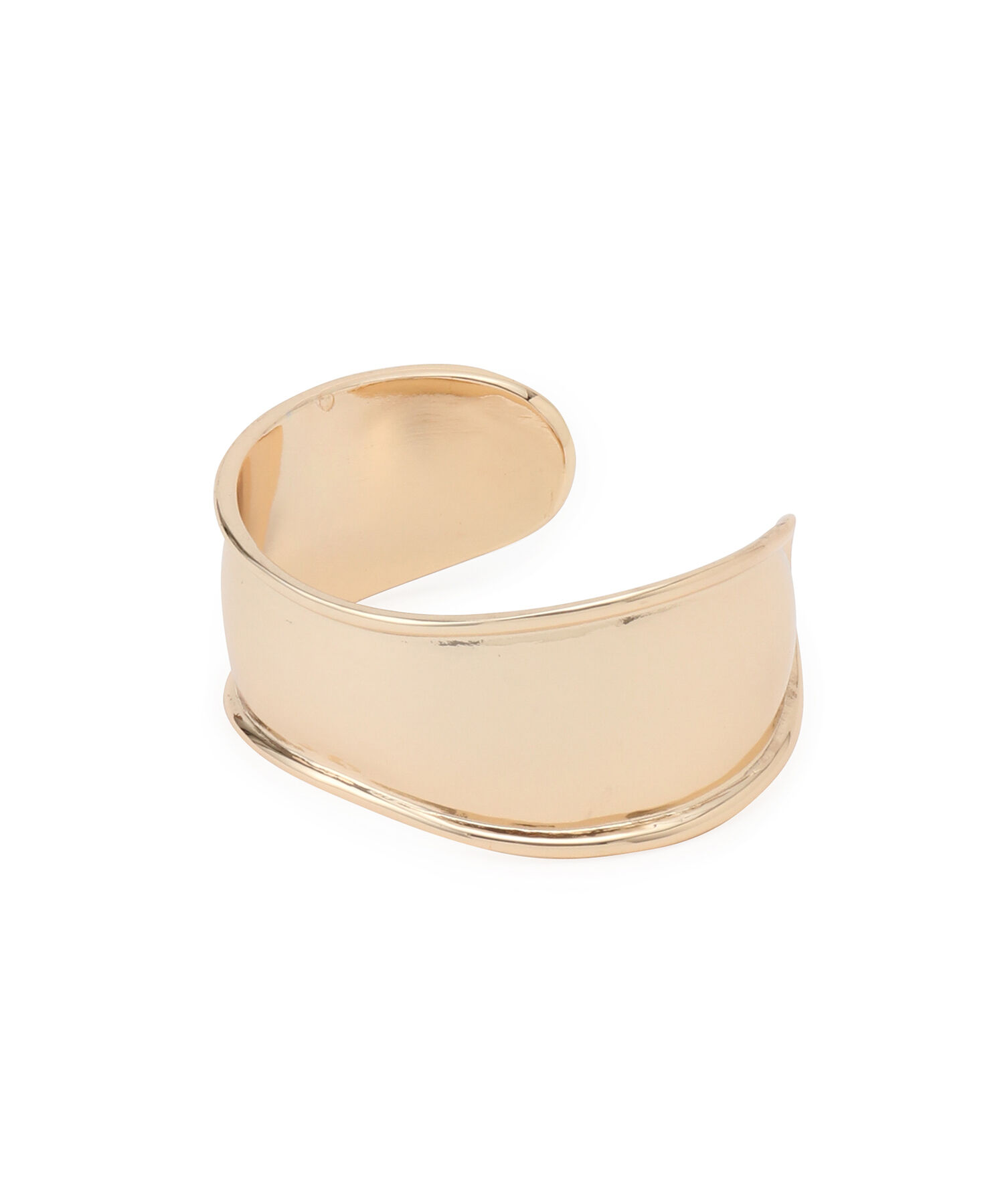 VIS「ニュアンスワイドメタルバングル」|ブレスレット・バングル|ゴールド(90)