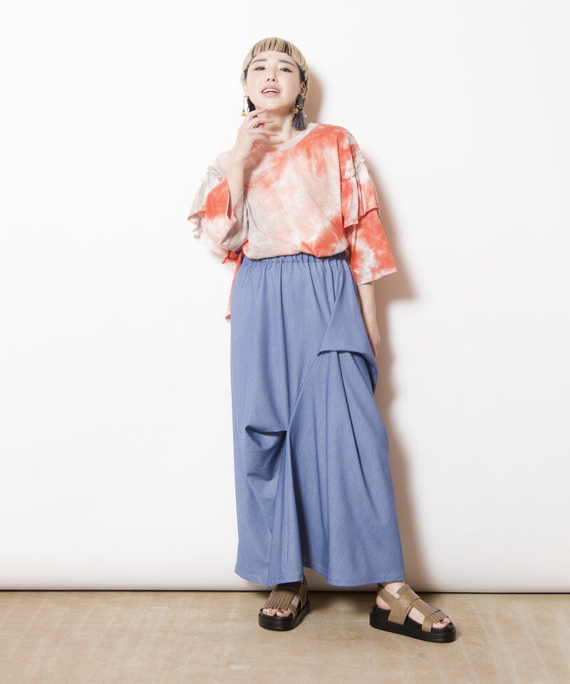  「タックドレープスカート」|スカート|