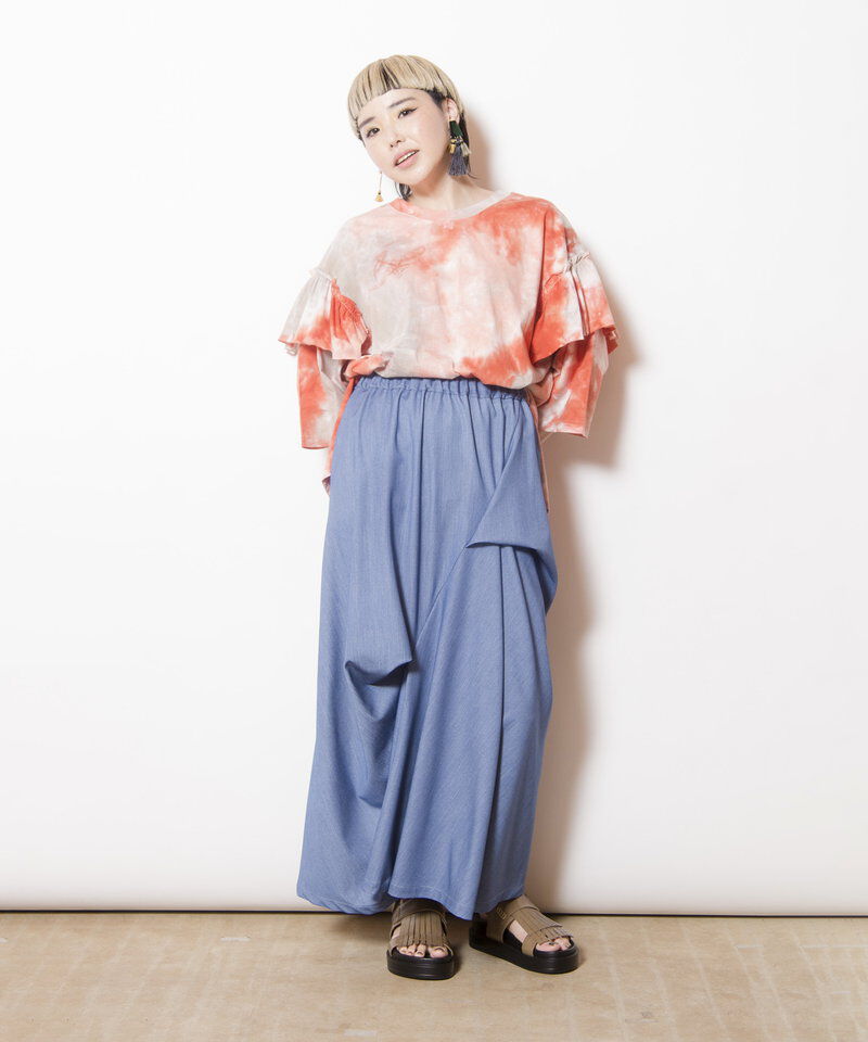  「タックドレープスカート」|スカート|