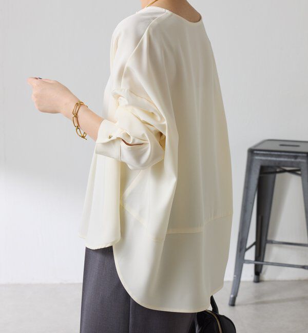  「スキッパーオーバーブラウス」|シャツ・ブラウス|