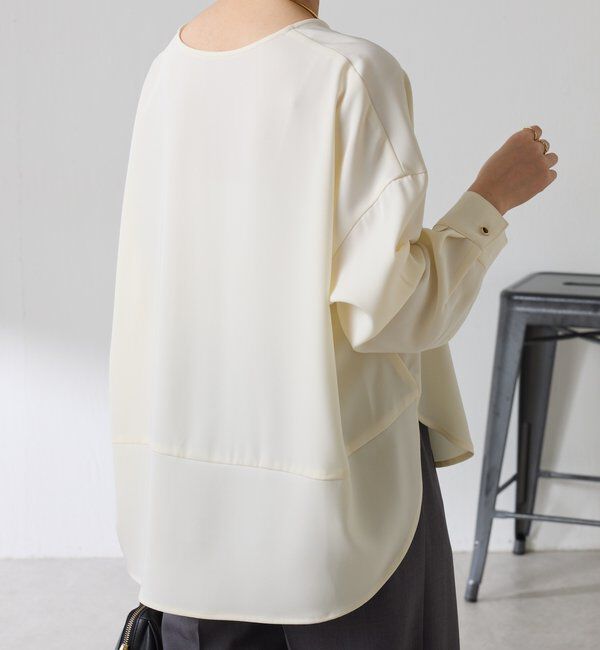  「スキッパーオーバーブラウス」|シャツ・ブラウス|