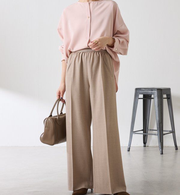  「スキッパーオーバーブラウス」|シャツ・ブラウス|