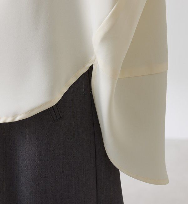  「スキッパーオーバーブラウス」|シャツ・ブラウス|