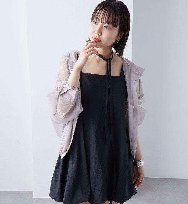  「シアーフーディーシャツ」|シャツ・ブラウス|