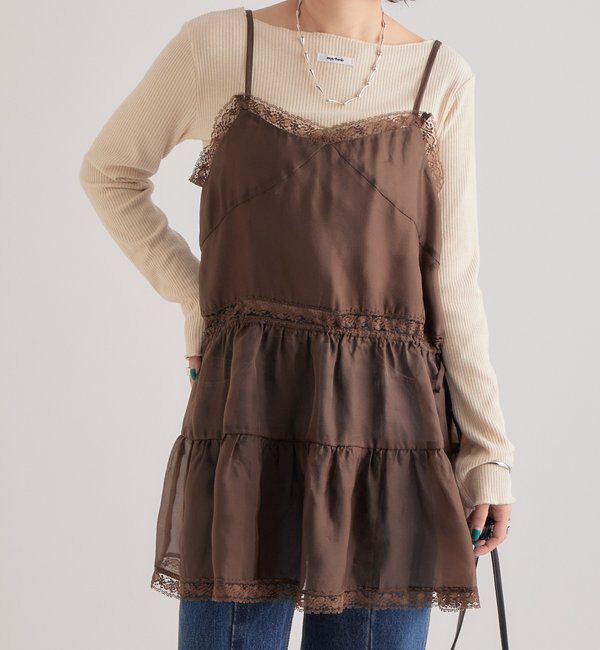  「シアーレースキャミチュニック」|シャツ・ブラウス|