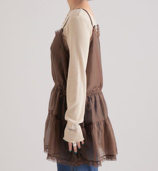  「シアーレースキャミチュニック」|シャツ・ブラウス|