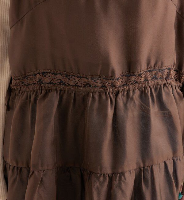  「シアーレースキャミチュニック」|シャツ・ブラウス|