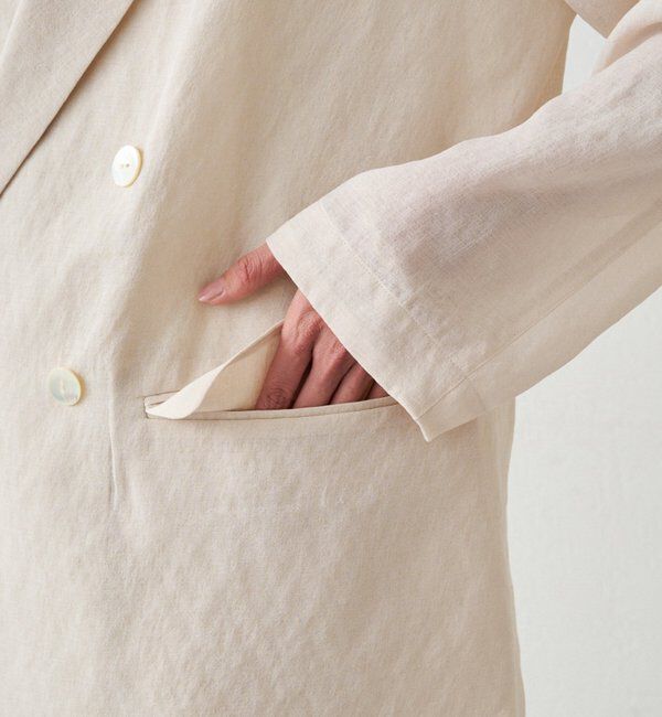  「リネンライクシアージャケット」|ベスト・ジレ|
