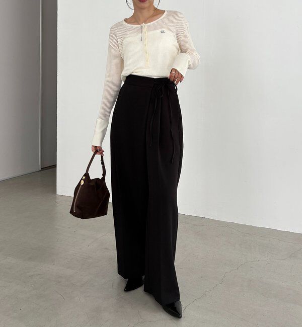  「〈C.L〉シアーヘンリーニット」|ニット・セーター|