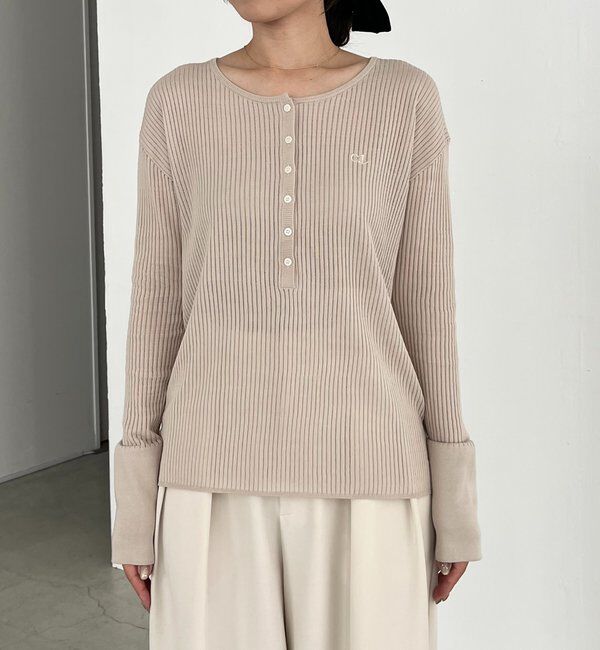  「〈C.L〉シアーヘンリーニット」|ニット・セーター|