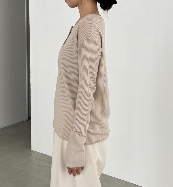  「〈C.L〉シアーヘンリーニット」|ニット・セーター|